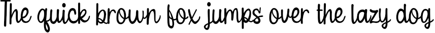 Example 4 of  Font
