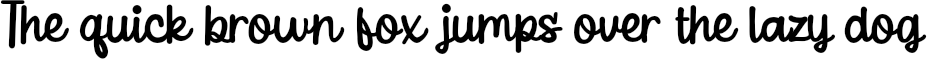 Example 5 of  Font