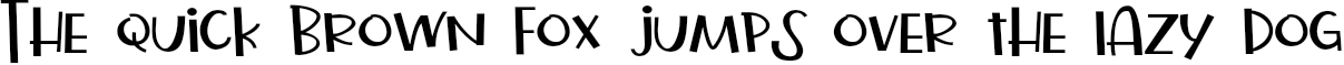 Example 5 of  Font