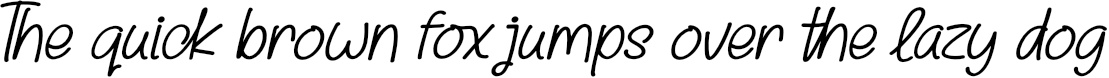 Example 2 of  Font