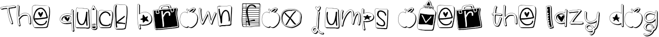 Example 4 of  Font