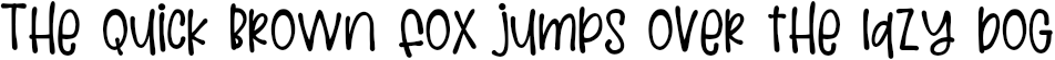 Example 5 of  Font