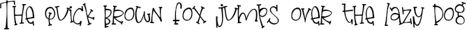 Example 5 of  Font