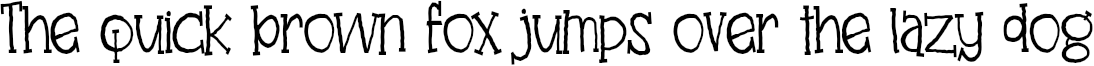 Example 5 of  Font