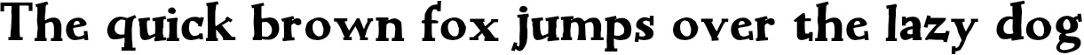 Example 5 of  Font