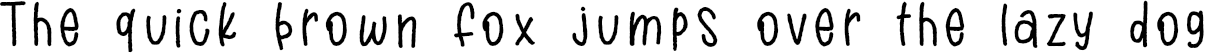 Example 7 of  Font