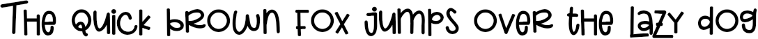 Example 5 of  Font