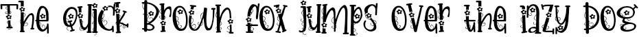 Example 4 of  Font
