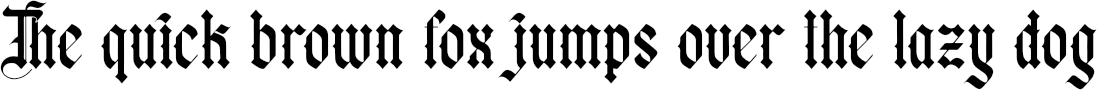 Example 1 of  Font