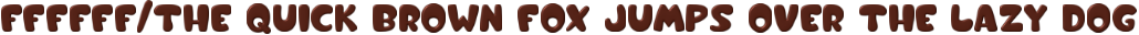 HappyChocolate preview for Happy Chocolate Bitmap SVG color font