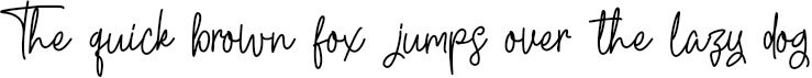 Example 1 of  Font