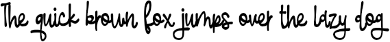 Example 2 of  Font
