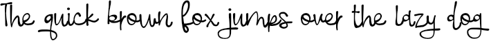 Example 5 of  Font