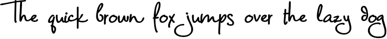 Example 3 of  Font