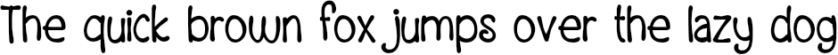 Example 5 of  Font