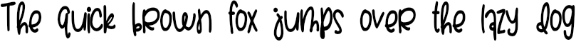 Example 3 of  Font