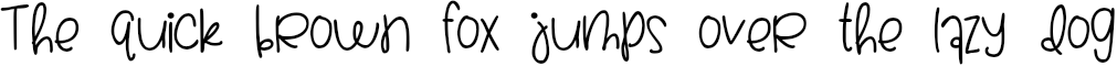 Example 5 of  Font