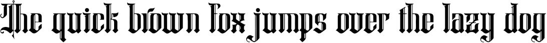 Example 1 of  Font