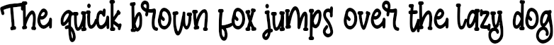 Example 5 of  Font