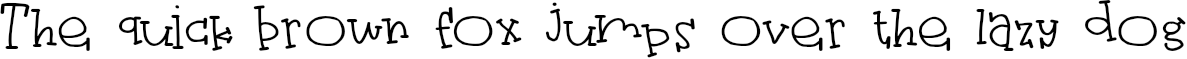Example 7 of  Font