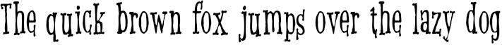 Example 5 of  Font