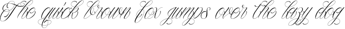 Example 3 of  Font