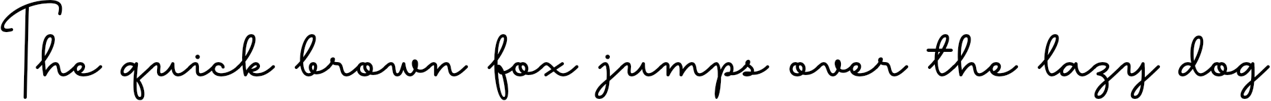 Example 1 of  Font