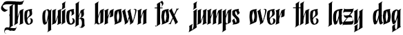 Example 4 of  Font