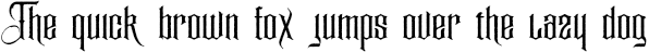Example 1 of  Font