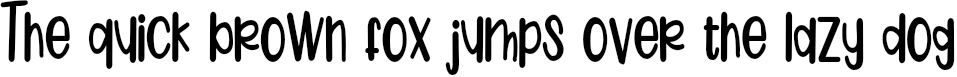 Example 5 of  Font