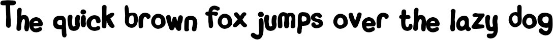 Example 5 of  Font