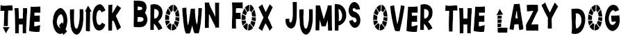 Example 5 of  Font