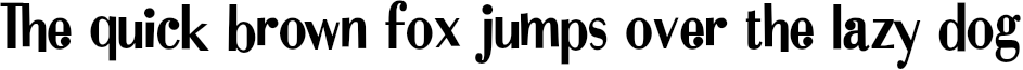 Example 1 of  Font