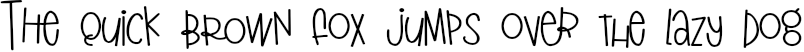 Example 6 of  Font