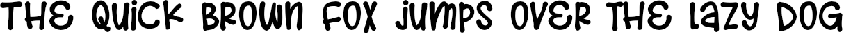 Example 5 of  Font