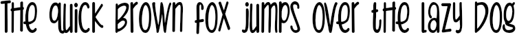Example 7 of  Font