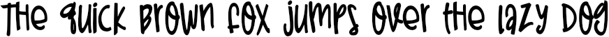 Example 3 of  Font