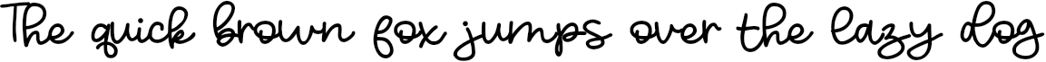 Example 5 of  Font