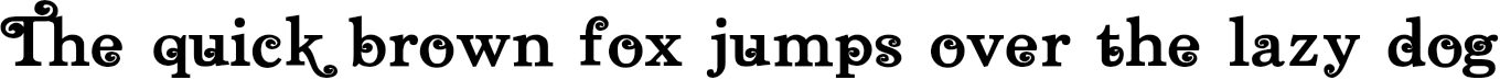 Example 6 of  Font