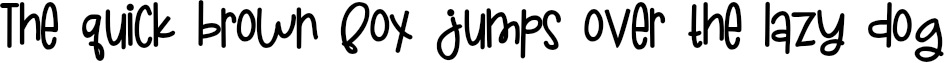 Example 6 of  Font