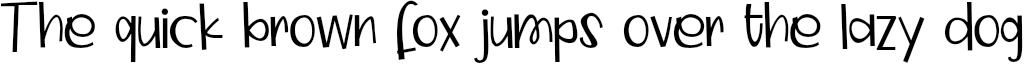 Example 3 of  Font