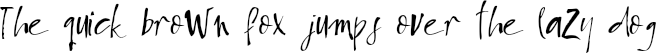 Example 1 of  Font