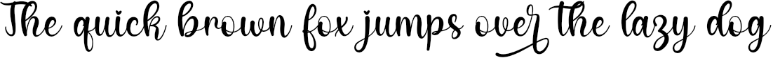 Example 1 of  Font