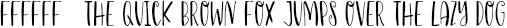 Font preview for Nightflashes Font