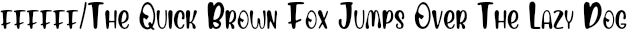 Font preview for Old Knife Font