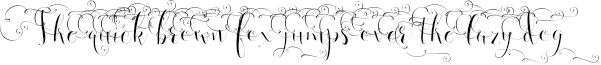 Example 2 of  Font