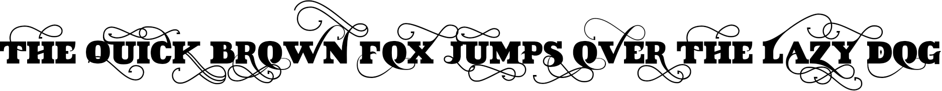 Example 5 of  Font