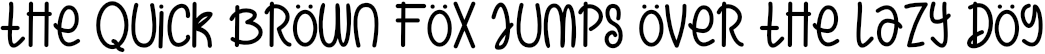 Example 1 of  Font