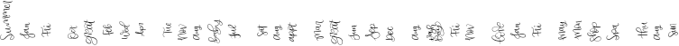Example 1 of  Font