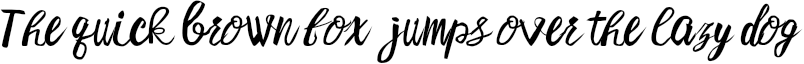 Example 1 of  Font